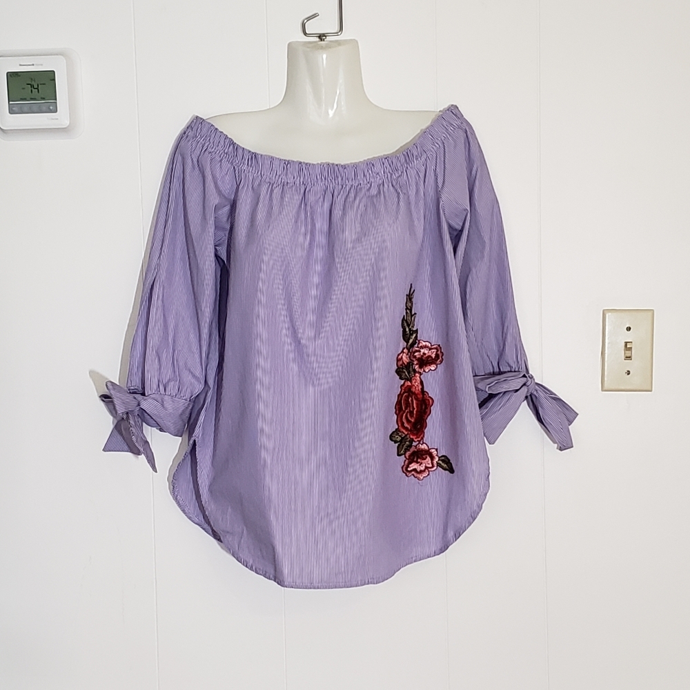 Mia Fashion Off The Shoulder Top Size L